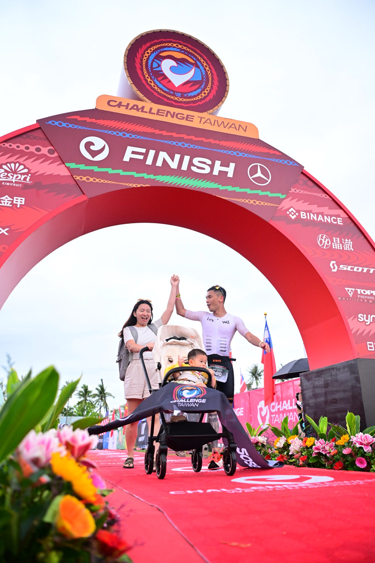羅譽寅教練 Challenge Taiwan 與家人衝線